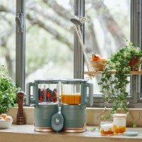 Babymoov Nutribaby Glass köögikombain, Green, UUED TOOTED, Beebi- ja lastetarbed, Toiduvalmistamine